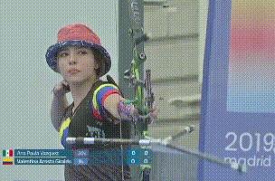 哥伦比亚射箭女神照片,哥伦比亚射箭女运动员