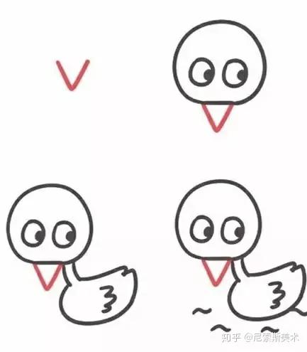 教孩子简笔画从哪入手,画画儿童简笔画9-12岁黑白色