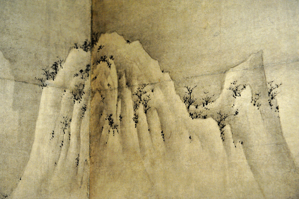 日本画家浮世绘一帆风顺风景画,日本画家张大千