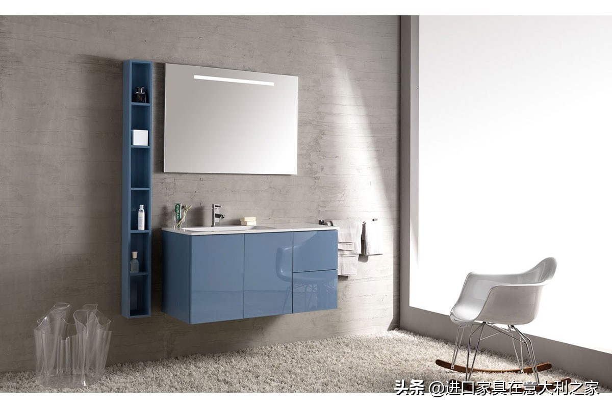 浴室柜轻奢北欧卫生间洗脸盆柜,浴室柜北欧风格选什么颜色好看