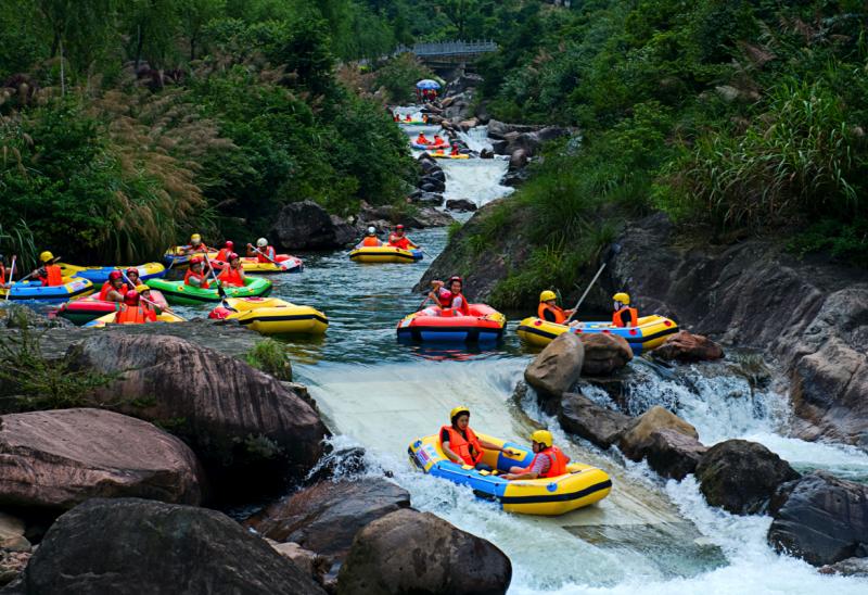 全国十大最刺激漂流,江西大觉山景区漂流