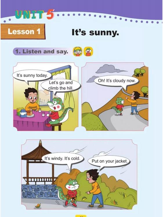 四年级英语五四制鲁科版,鲁科版五四制五年级英语课本图片