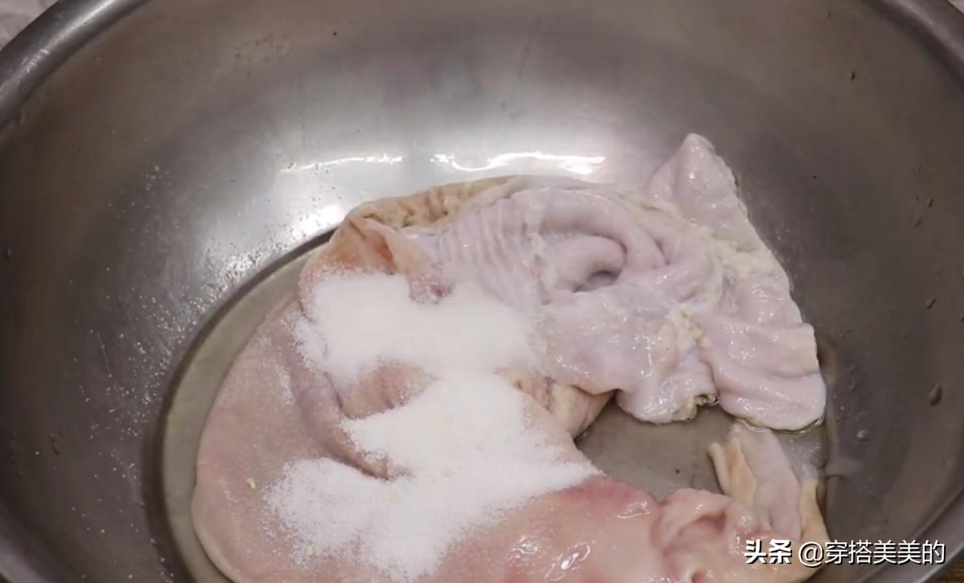 清洗猪肚有技巧简单两步搞定,广东人清洗猪肚的正确做法