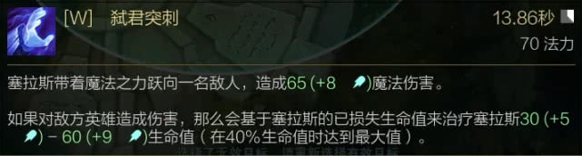 塞拉斯11.7版本最新天赋出装,塞拉斯版本更新出装