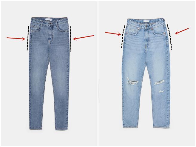 选牛仔裤尺码要精确,选牛仔裤的参数