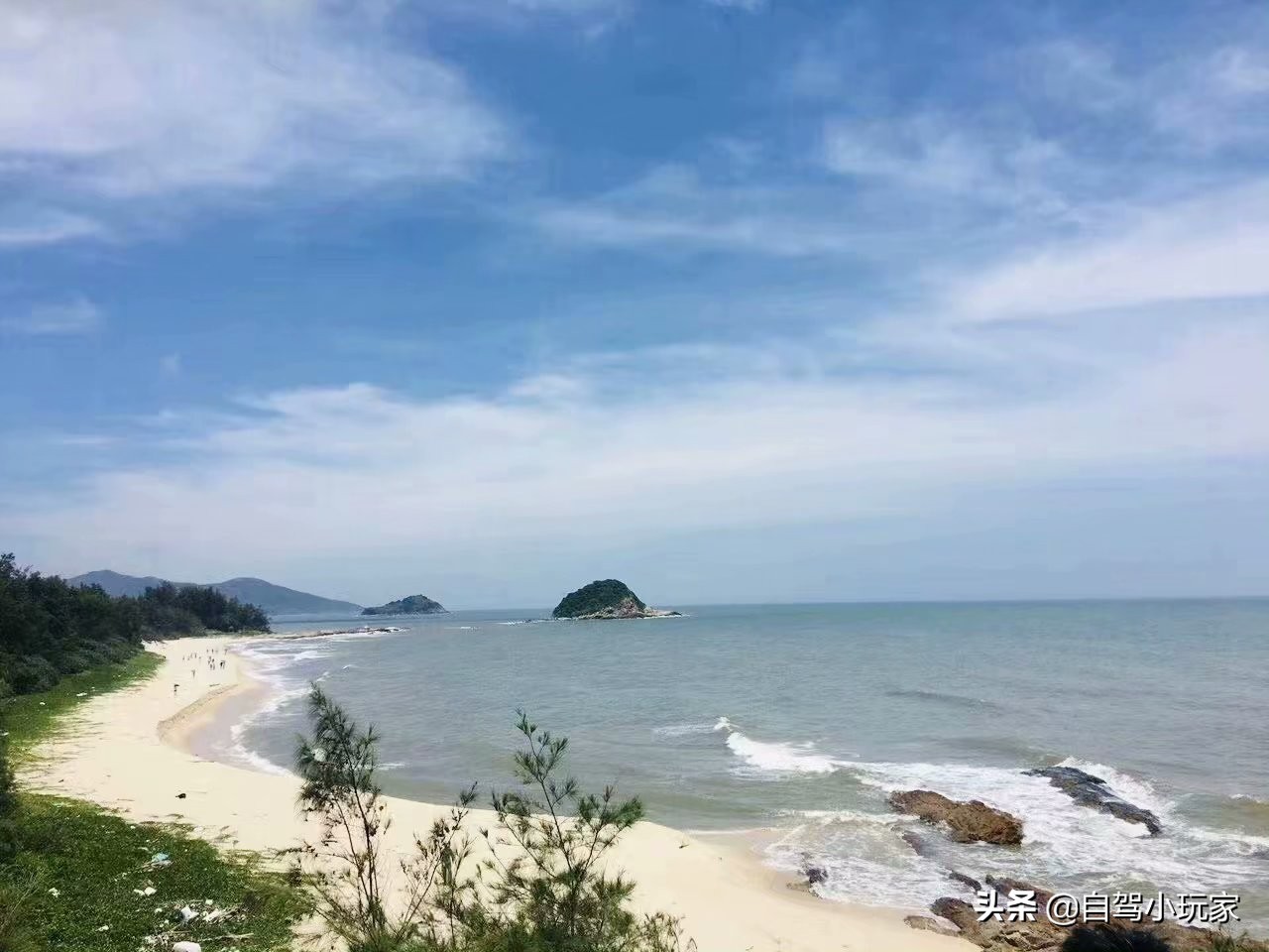 惠州最美礁石海滩,惠州最干净的沙滩推荐