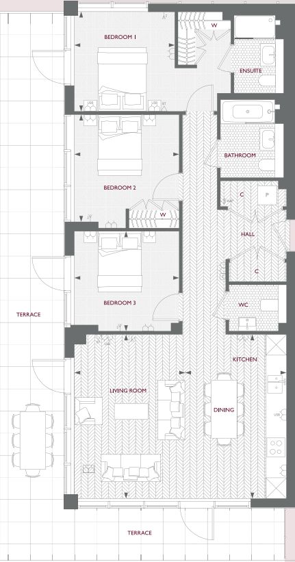 中国首发｜伦敦泰晤士河畔金牌学区，传统英伦生活范儿