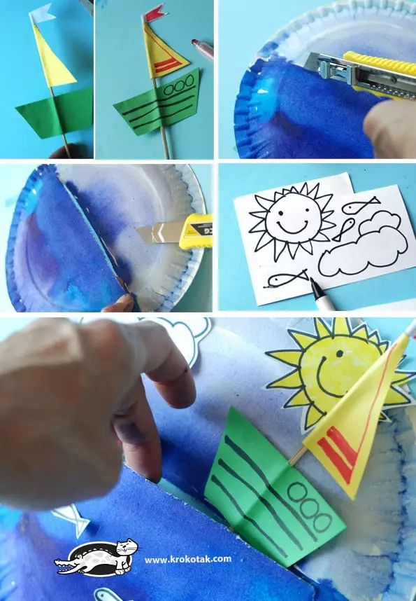 美工制作手提包一次性纸盘教案,美工区纸盘创意手工