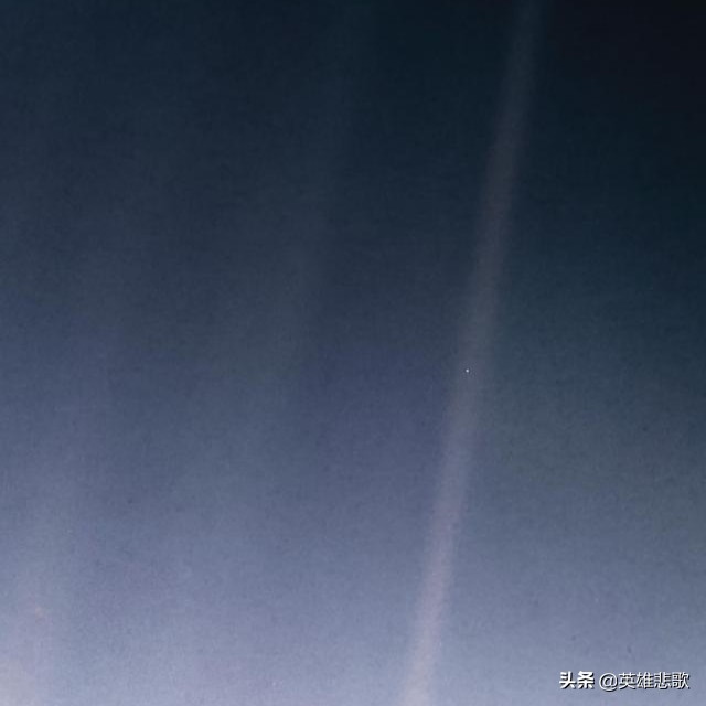 地球就像一粒尘埃是谁说的,地球只是一粒尘埃