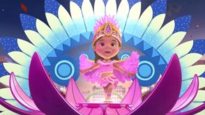 欢快节奏对跳桑巴舞,左扭扭右扭扭的舞蹈