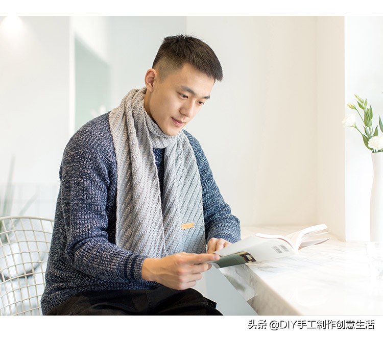 围巾的各种织法教程两面都一样,分享两款实用的围巾系法