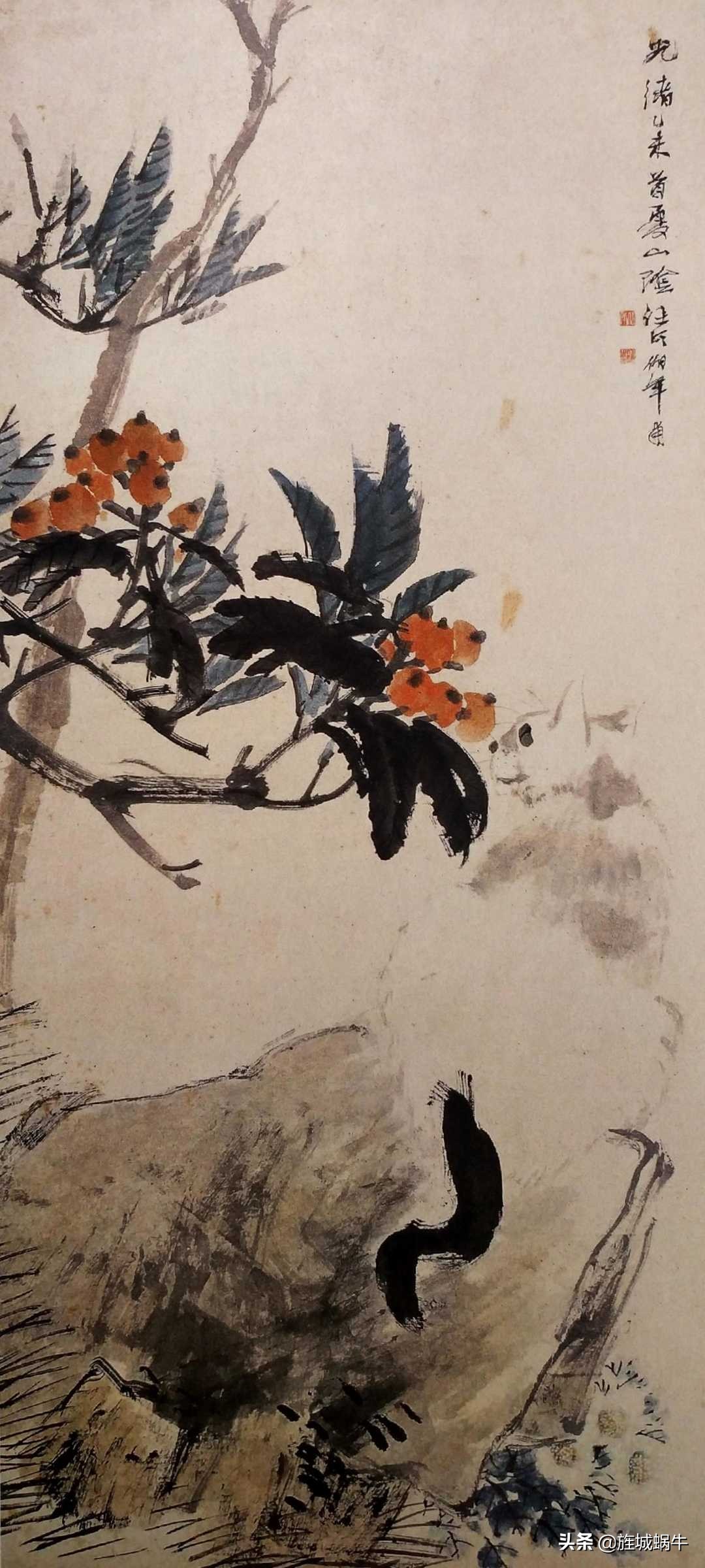 他以笔墨捕捉迎风腾飞的鸟雀、轻灵鲜活的花蕾