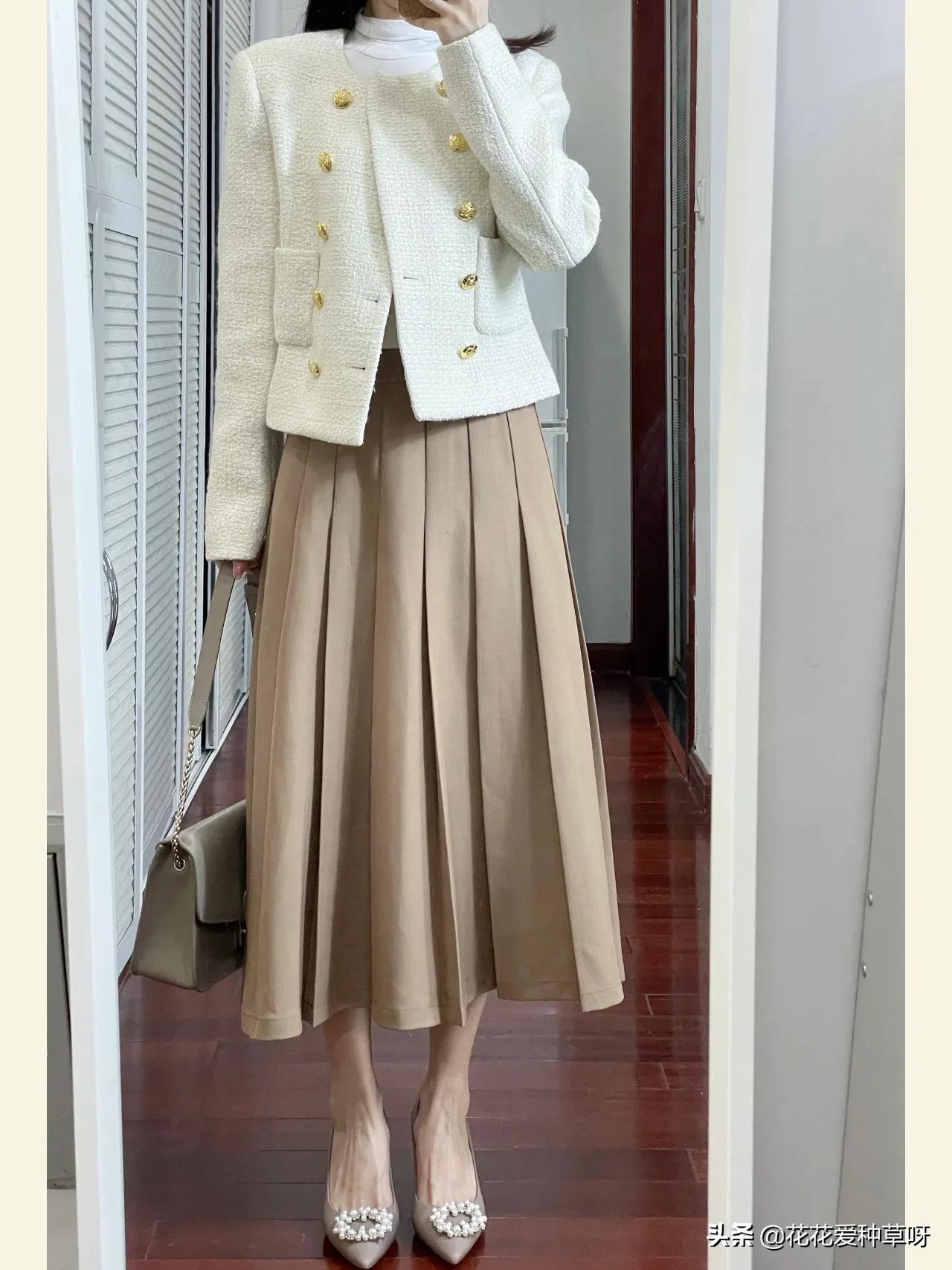 初秋韩国温柔风小姐姐穿搭,深秋成熟韩系穿搭女士