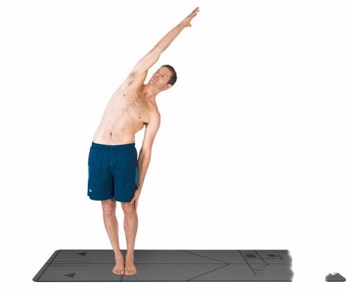 前屈组合练习,立位体前屈动作示范