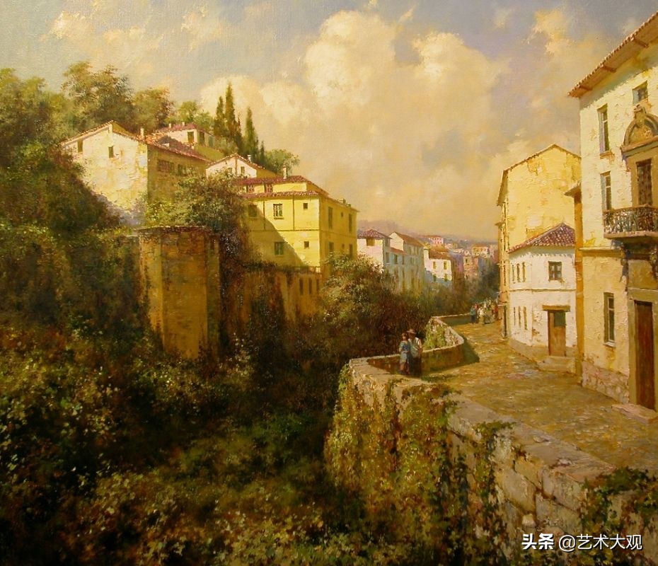 俄罗斯画家风景油画作品选集,尤里奥布霍夫人物画