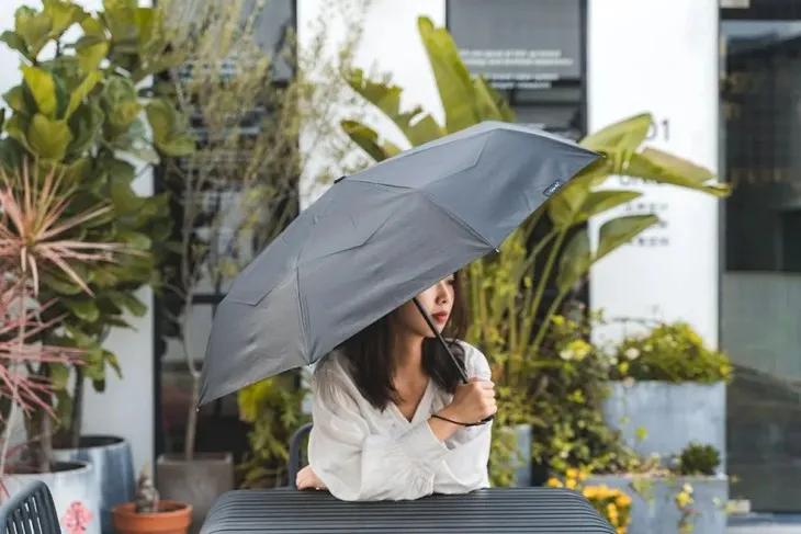 这才是全自动雨伞,自动收伞的懒人伞