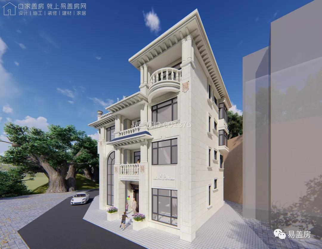 11.9m×12.2m,福建泉州豪华雅致的欧式别墅