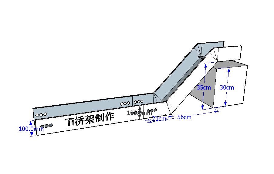 桥架弯头制作与计算100x100,桥架弯头爬坡度制作最简单方法