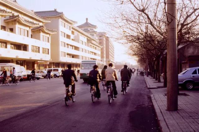 80年代的桂林十字街,80年代的桂林城区