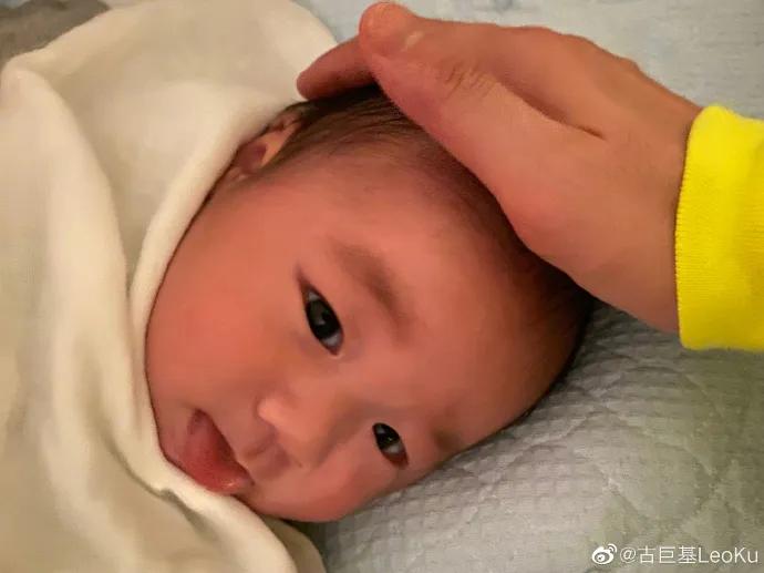 古巨基儿子正面照,47岁古巨基发孩子照片