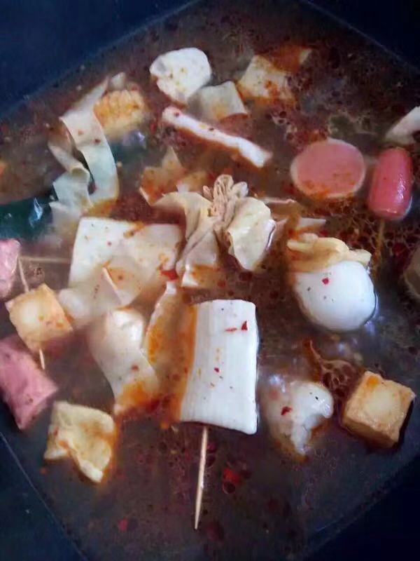 自制路边摊麻辣串,盂县麻辣串路边摊