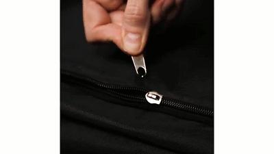 衣服拉链坏了别担心,衣服拉链坏了教你用吸管修复