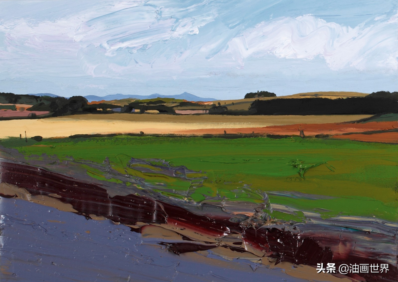 美国画家大峡谷古典风景油画,美国油画家埃里克瓦列斯的风景画