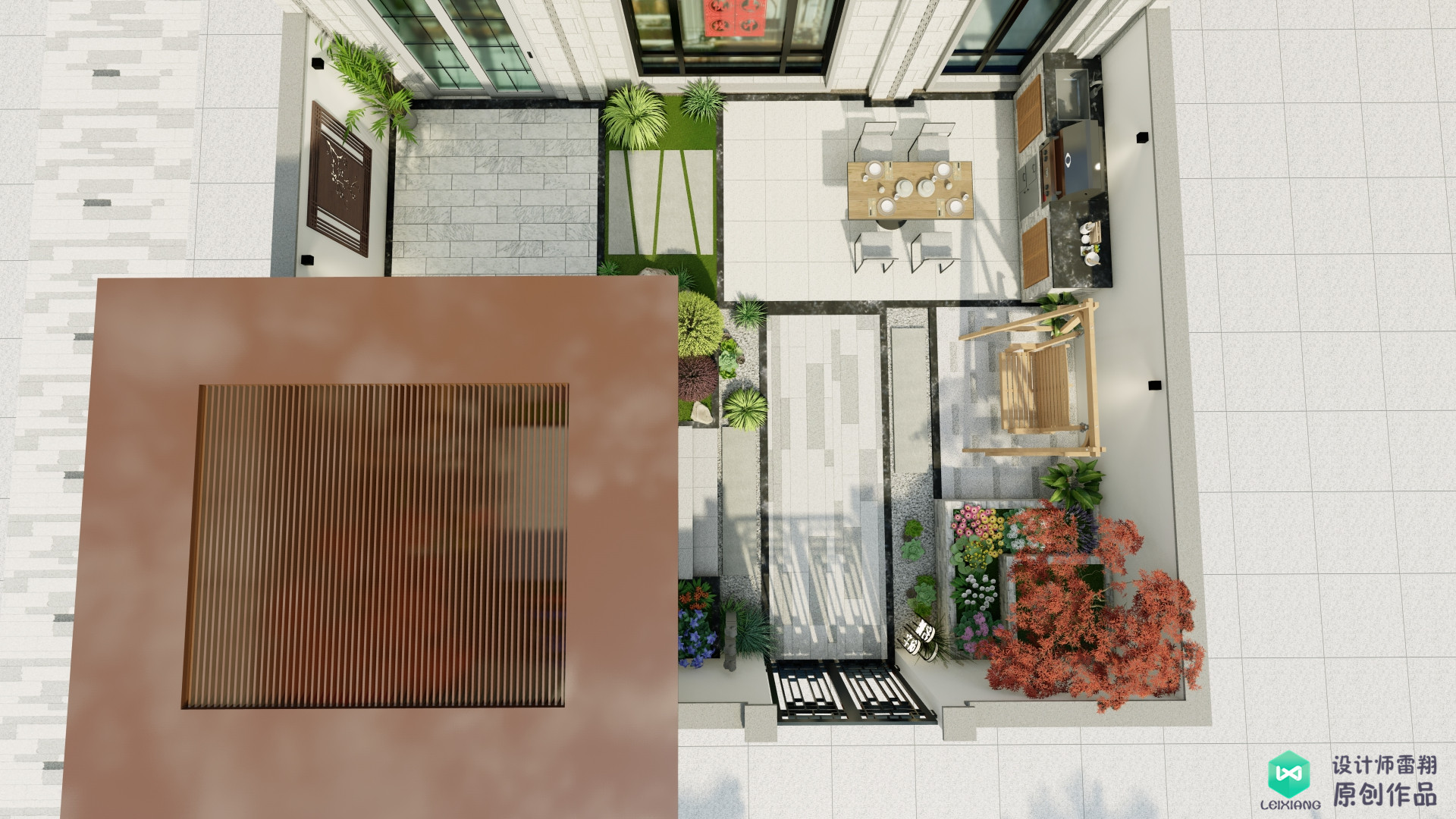 新中式庭院设计推荐,私家小院85个最美的庭院设计案例