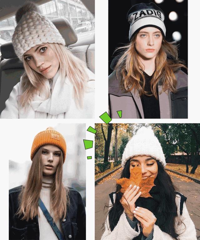 圆脸胖妹妹帽子显脸小推荐,买帽子宽和细哪种条纹显脸小