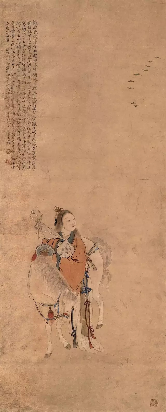 清代名家费丹旭笔下仕女图,费丹旭仕女画高清