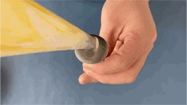 没有裱花袋裱花嘴泡芙奶油怎么挤,奶油裱花嘴怎么自做