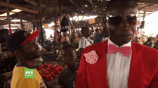 捡垃圾也要穿名牌,非洲贫民窟绅士精致起来有多野?