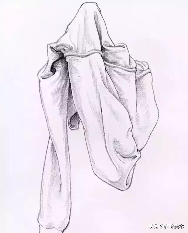 各种衣褶画法,衣褶不会上色