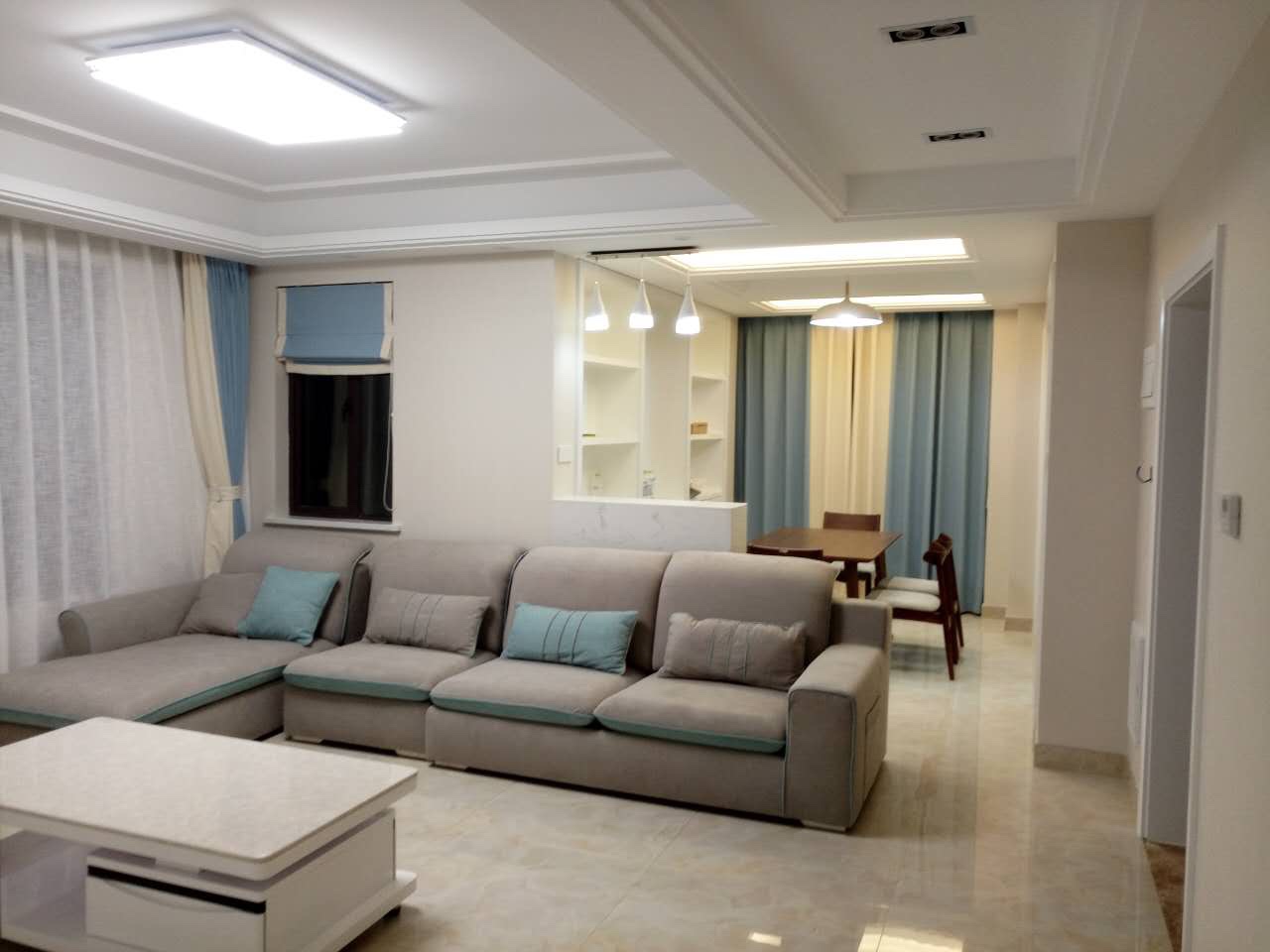 完事了，朝南三房35万，包家具，软装美的让全小区羡慕