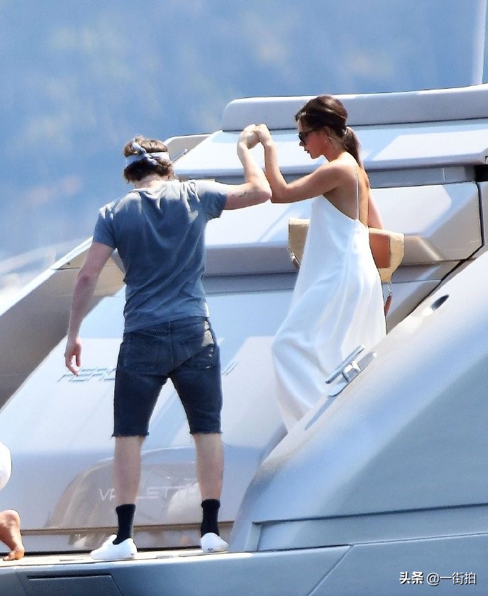 老贝贝嫂,贝克汉姆全家度假