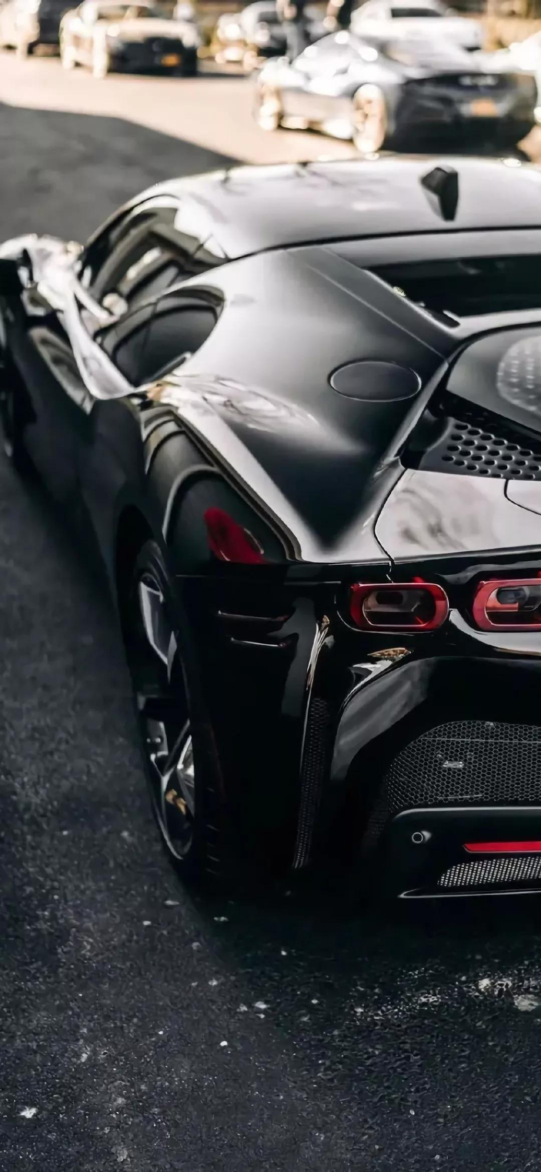 法拉利黑色壁纸,手机壁纸法拉利