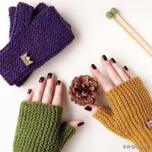 棒针编织手套全教程,棒针编织手套全部教程