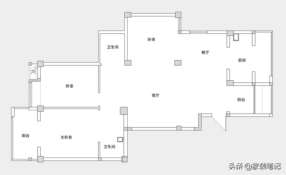 福州夫妻装修思想真的很前卫,“去客厅”的设计真的很实用,佩服
