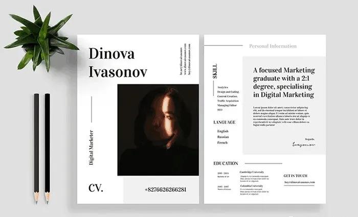 如何制作一份极简简历模板,优质简历模板怎么制作