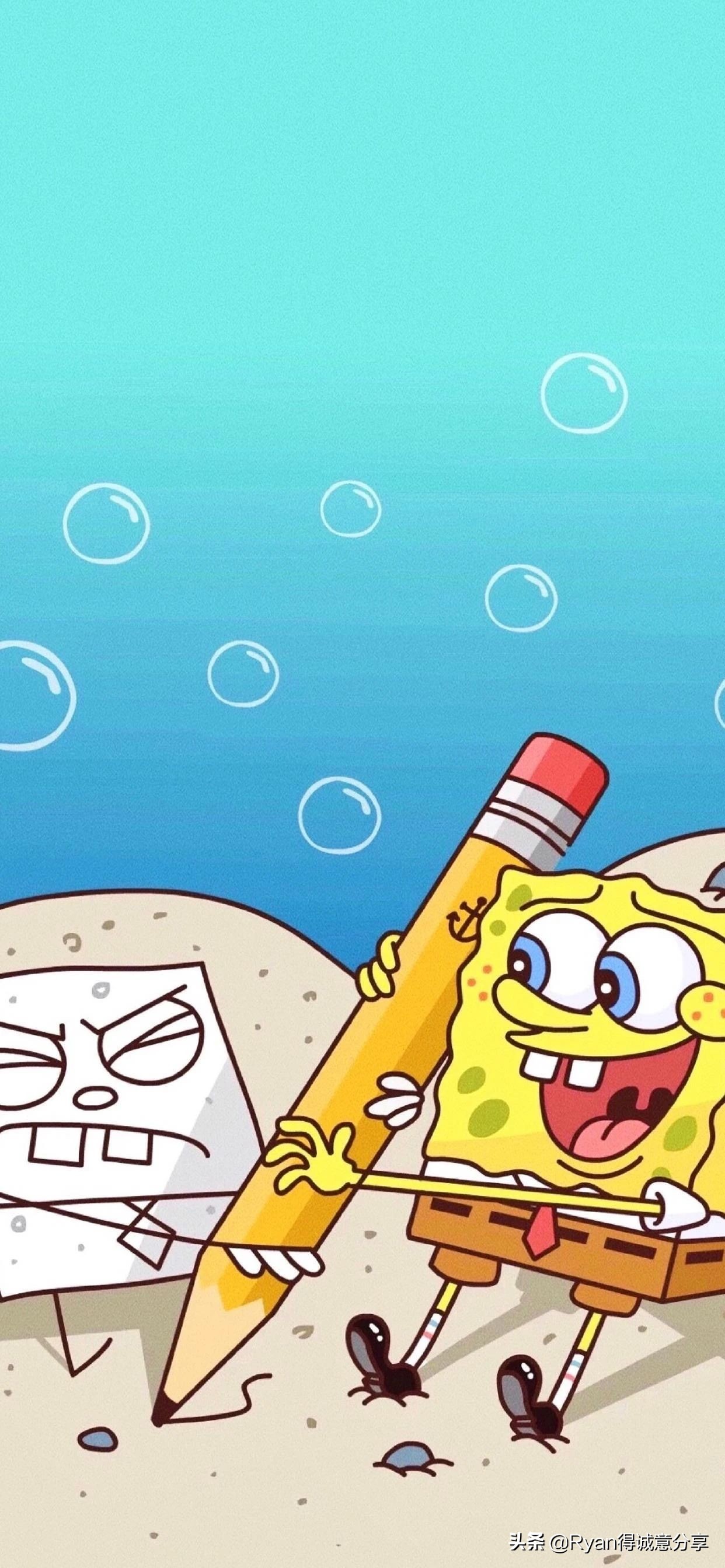 海绵宝宝詹韦连线壁纸,海绵宝宝壁纸桌面主题