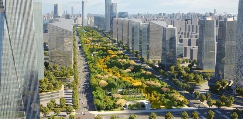 幸福林带绿化方案曝光，城东体育场馆群呼之欲出