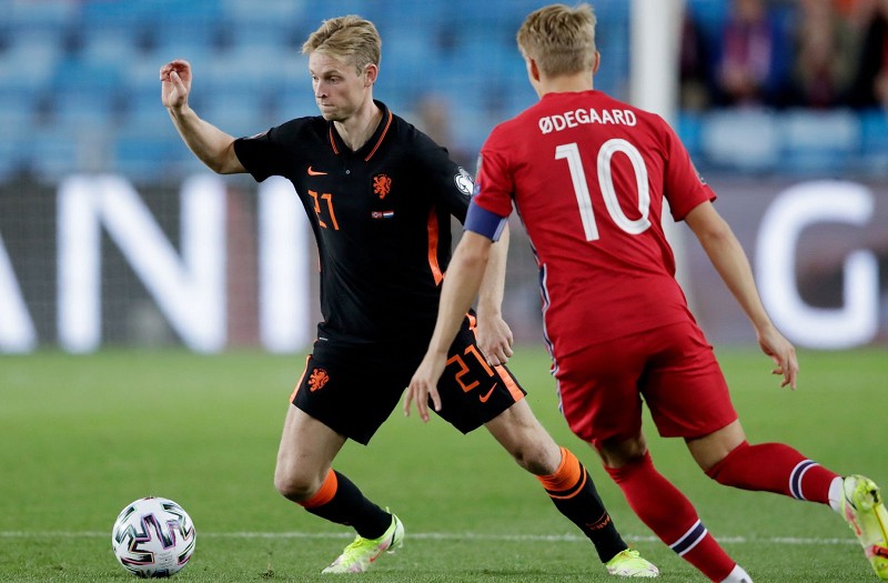 荷兰1-1挪威集锦,荷兰2-0挪威