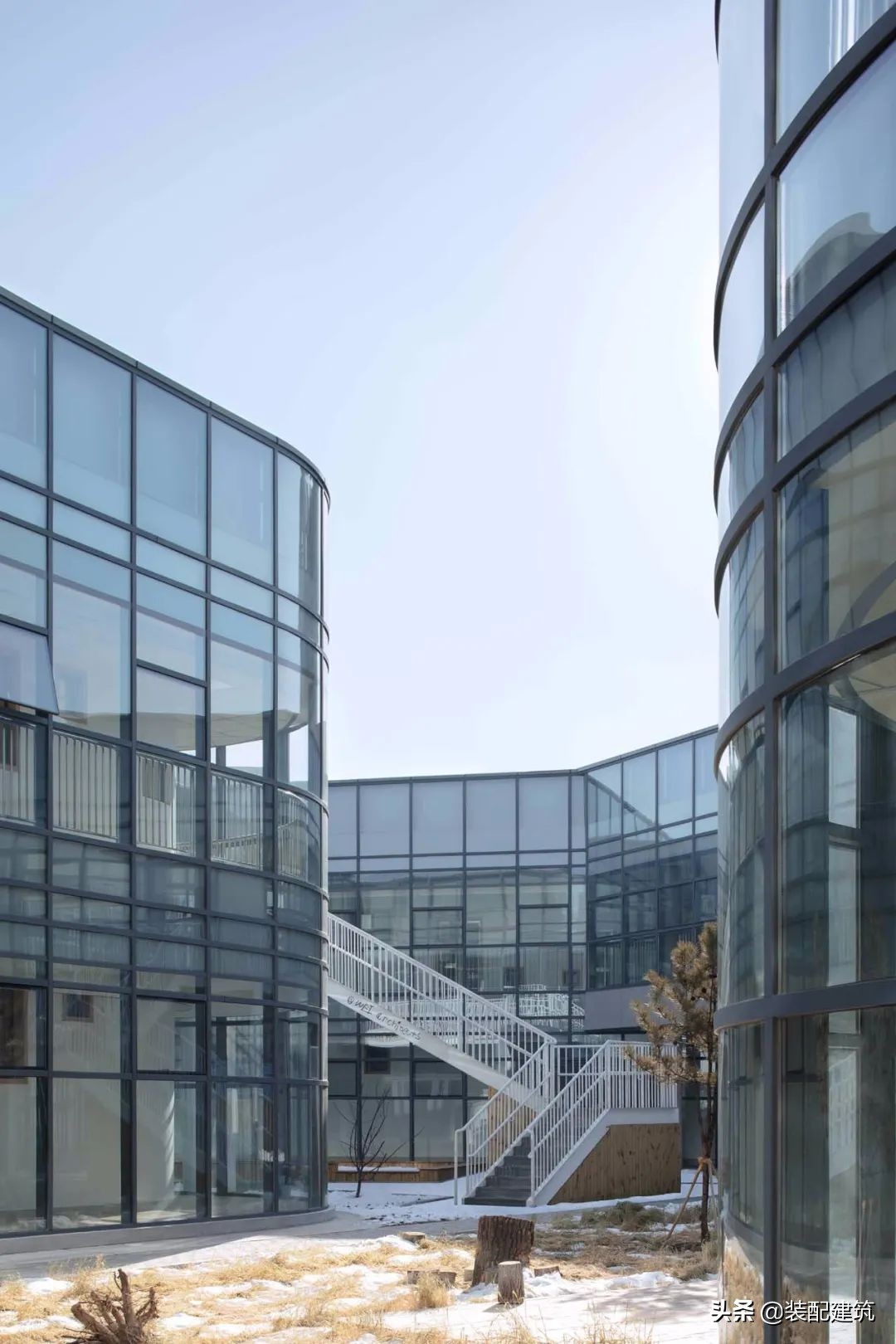 高档幼儿园设计——“院落式”打破传统简单的空间等级