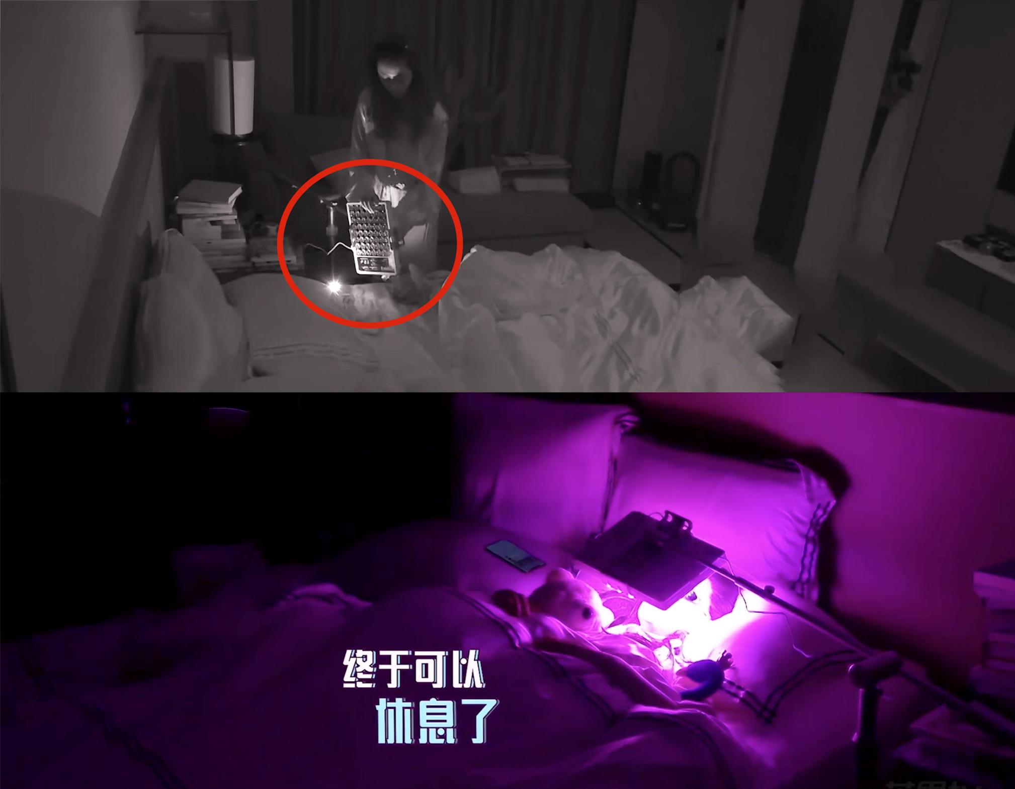 女明星爱脸有多疯狂？张天爱化妆台价值连城，连睡觉都要开美容仪