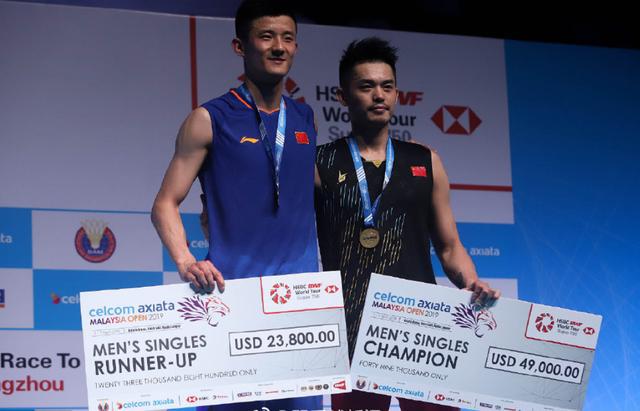 林丹vs李宗伟2017大马赛颁奖,大马赛林丹冠军奖金