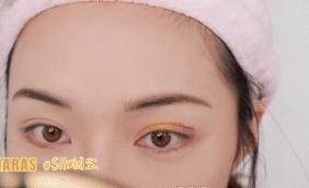 油管百万粉网红仇仇干货,秋冬蜂蜜焦糖橘系日妆教程