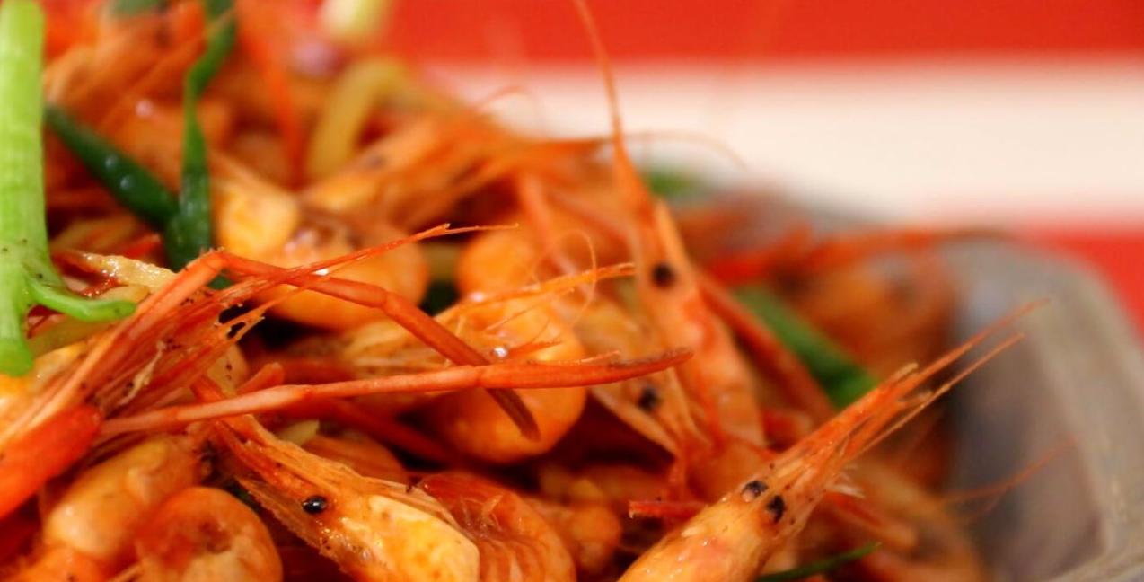 油爆河虾和盐水河虾,河虾做法油爆河虾