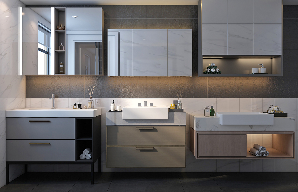 卫生间浴室柜怎么选,浴室柜怎样好看又实用