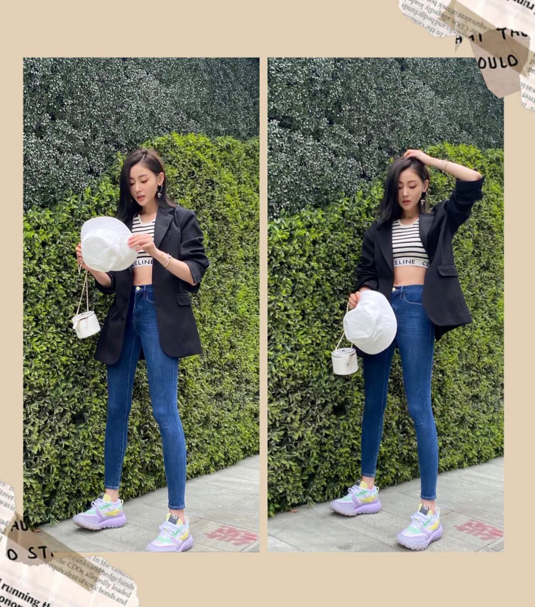 长裤跟短裤哪个更显高,运动鞋长裤夏天怎么穿显高显腿细