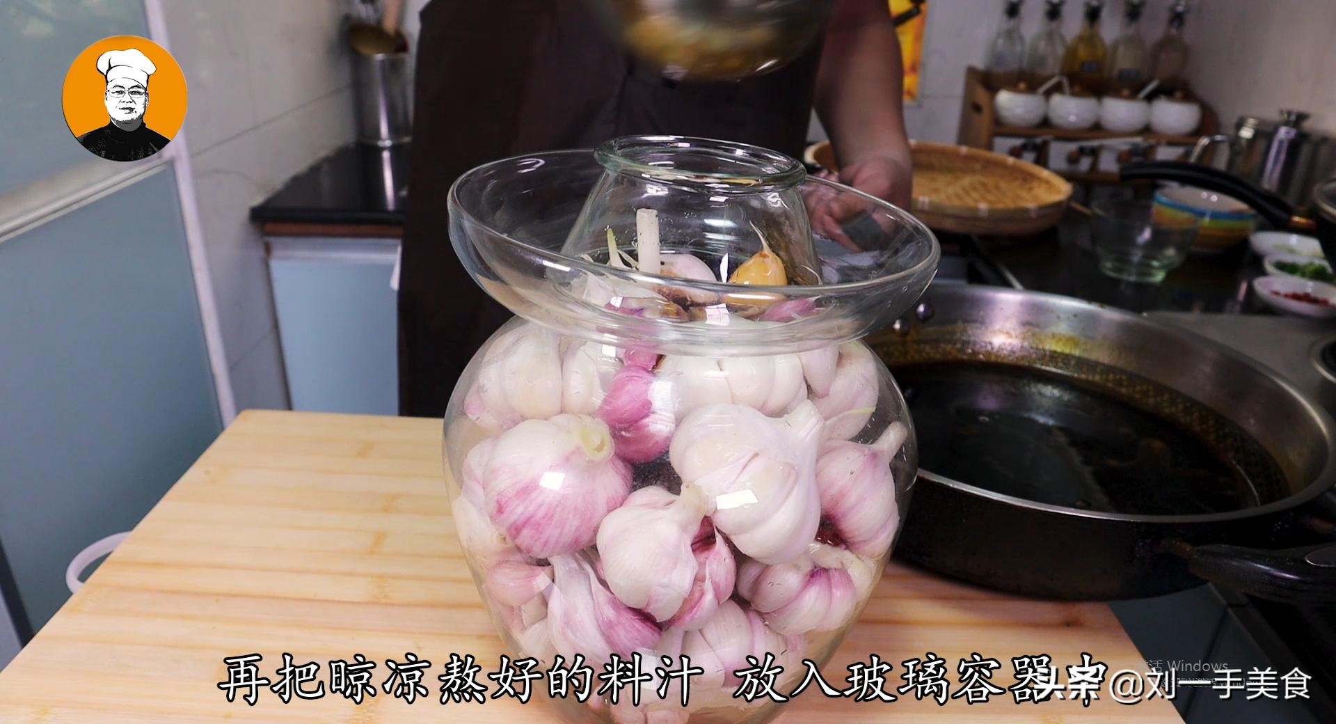 腌糖醋蒜的正确方法,腌糖醋蒜怎么腌才能晶莹剔透